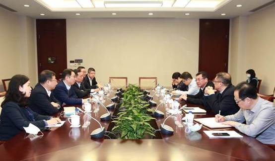 浦发银行党委书记、董事长郑杨带队拜访上海城投集团 - 浦发银行官网